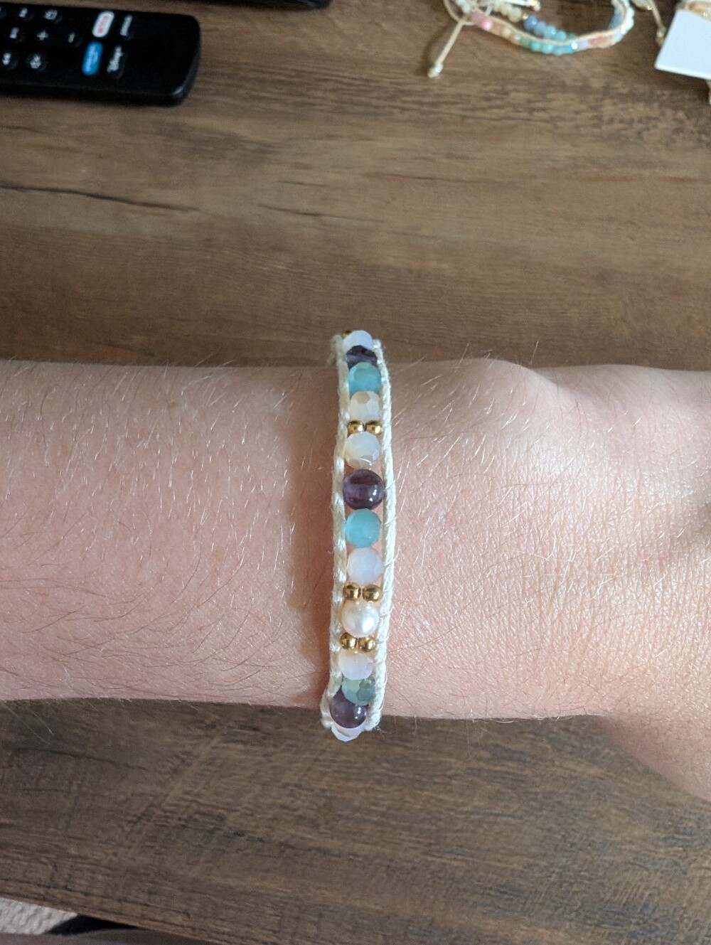 Lotus And Luna Jeweled Jetty Healing Stone Bracelet